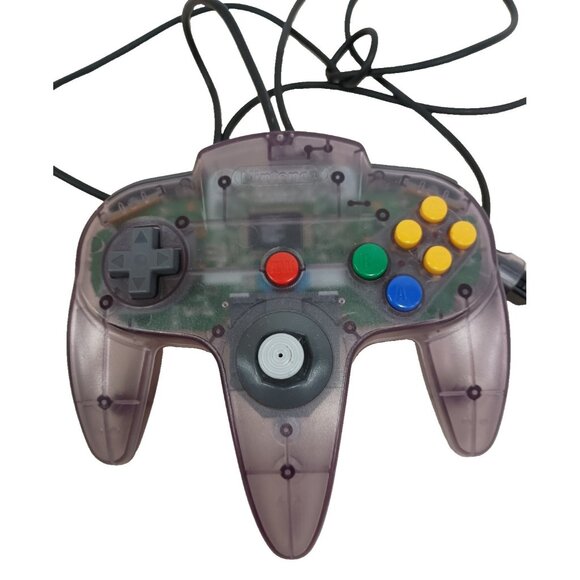 Vintage Nintendo 64 N64 Original Video Game Controller Clear Blue Lightweight - Picture 1 of 5